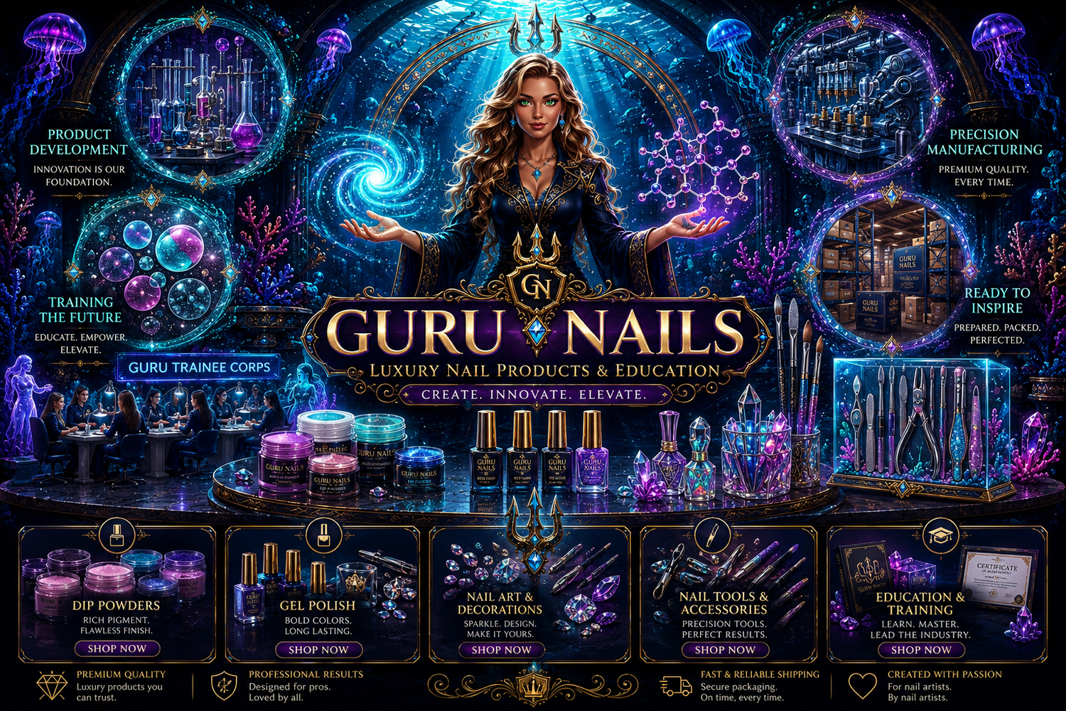 Guru Nails: Luxury Nail Products & Education