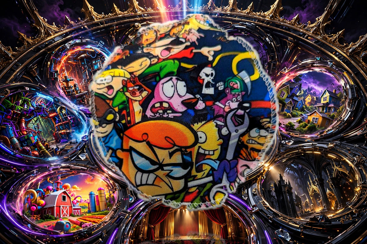 THE CROWNVERSE™ - Wave Crown Patch | Golden Era Cartoon Multiverse Collection | GURU KUZTOM™