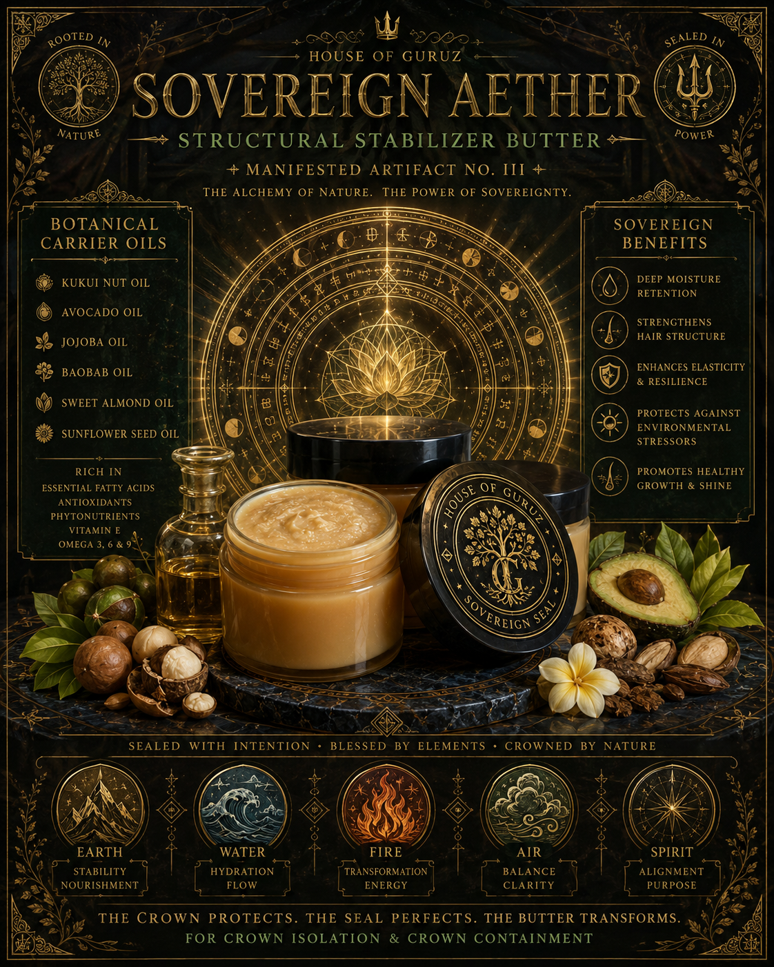 Sovereign Aether: Structural Stabilizer Butter