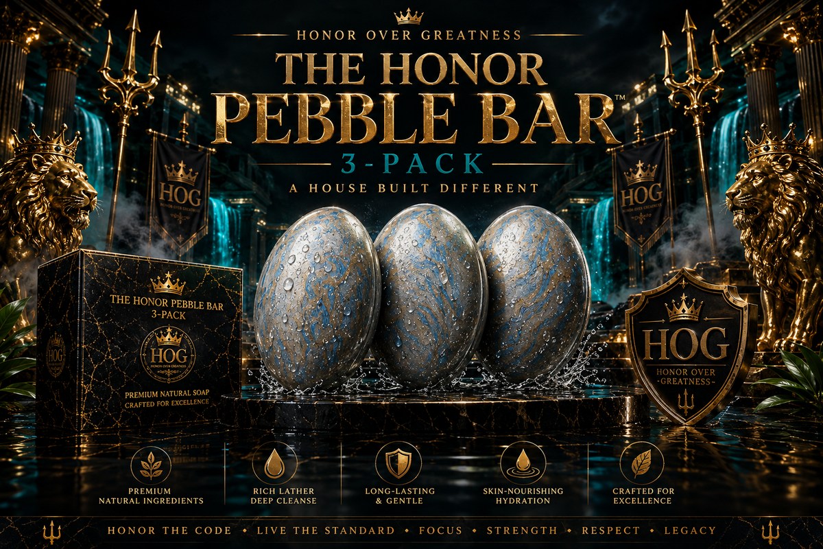 THE HONOR PEBBLE BAR™ — 3-PACK | 5.4 OZ High-Lather Shampoo Bar