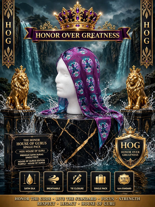 GURU KUZTOM — THE HOGA THRONE™ — SCARLET EDITION — PURE SILK