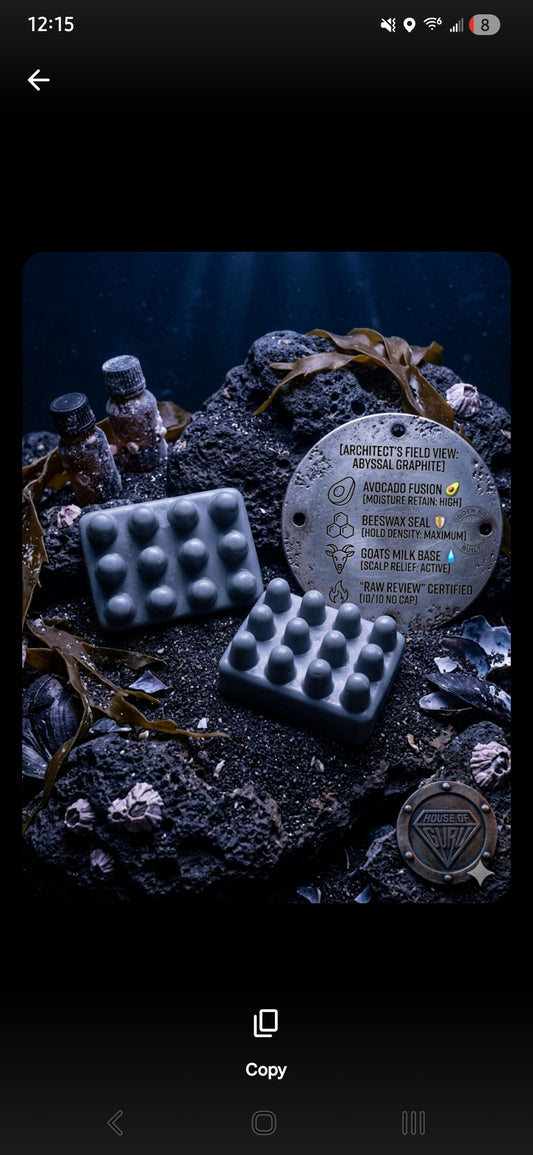 Abyssal Graphite Shampoo Bar