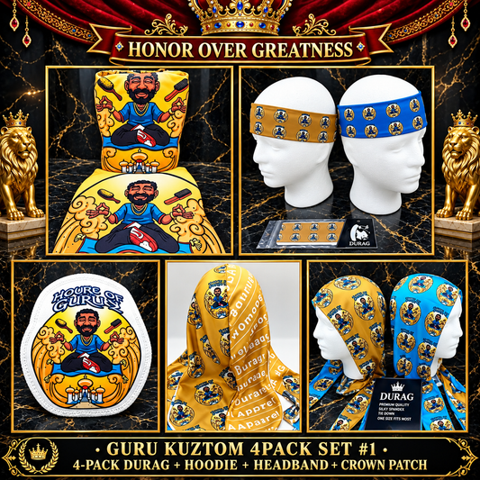 GURU KUZTOM™ — Tan & Blue Sovereign Bundle | 6-Piece HOG Collection