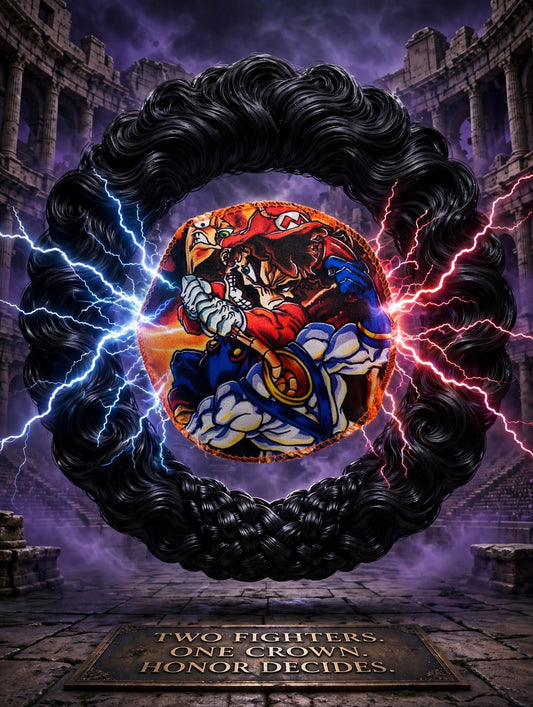 HONOR OVER GREATNESS™ — MARIO × EARTHWORM JIM™ — WAVE CROWN PATCH