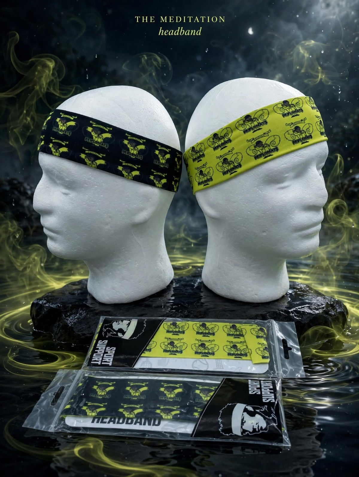 THE FRONTLINE BAND™ — Honor Over Greatness Squad Headband | Driplomats Wave Team | Single