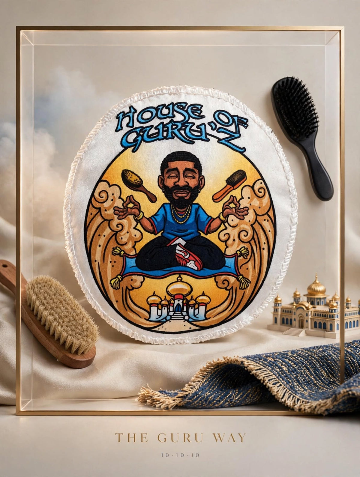 THE GURU SEAL™ — Wave Crown Patch | House of Guru'z™ Signature Edition | The House Seal Collection™ | GURU KUZTOM™