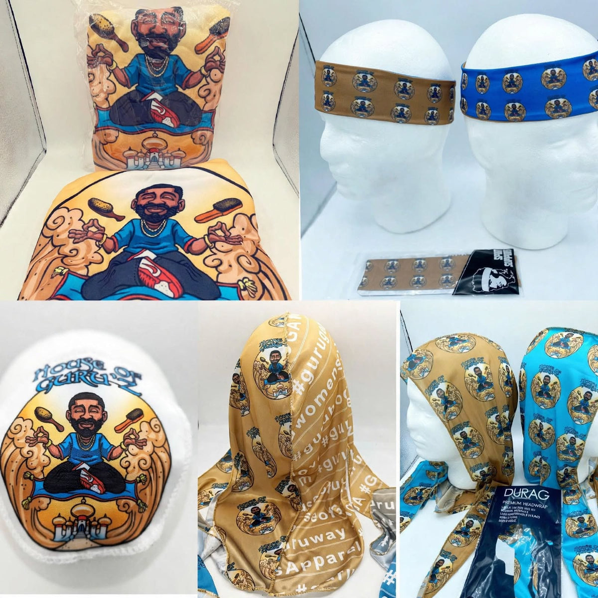 GURU KUZTOM™ — Tan & Blue Sovereign Bundle | 6-Piece HOG Collection