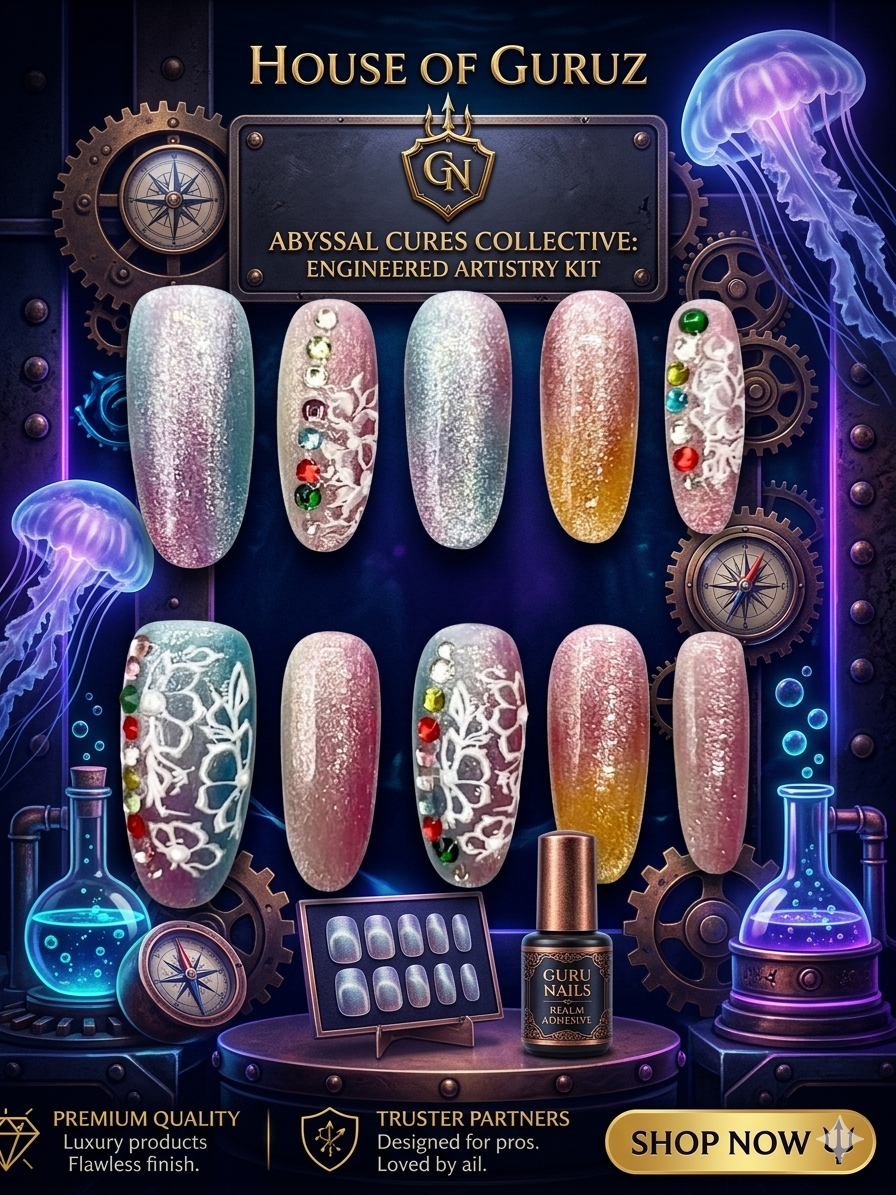 Mermaid Tail press on nails