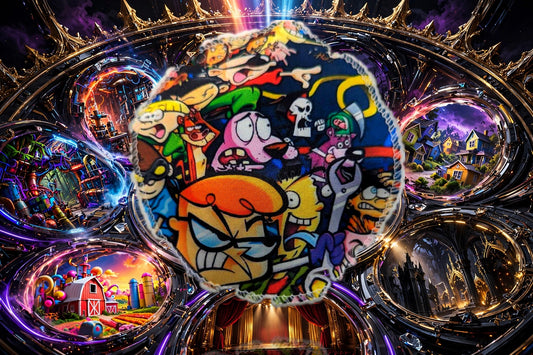 THE CROWNVERSE™ - Wave Crown Patch | Golden Era Cartoon Multiverse Collection | GURU KUZTOM™