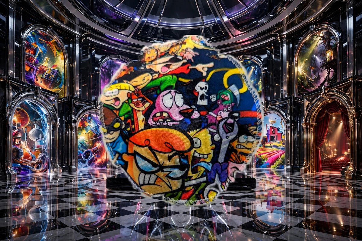 THE CROWNVERSE™ - Wave Crown Patch | Golden Era Cartoon Multiverse Collection | GURU KUZTOM™