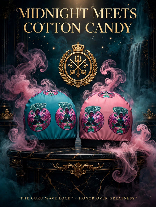 HONOR THE COTTON CANDY™ — THE GURU WAVE LOCK™ Two-Tone Cotton Candy Compression Cap | HOUSE OF GURU™