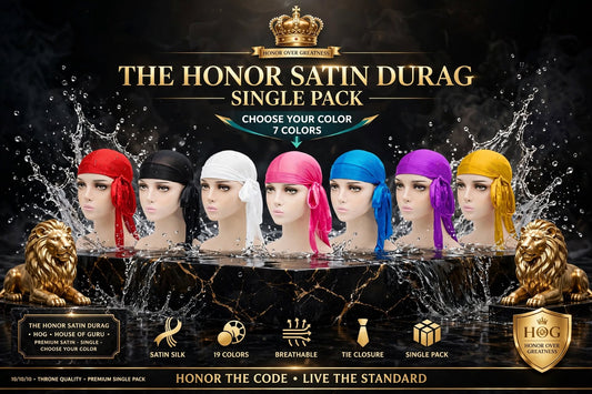 THE HONOR SATIN DURAG™ — Single Pack