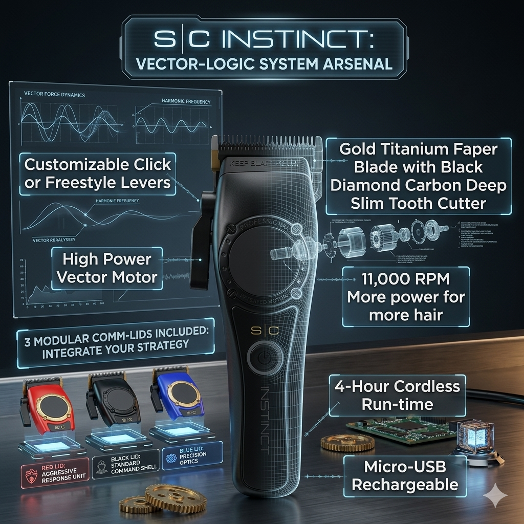 StyleCraft Instinct Professional Vector Motor Cordless Clipper