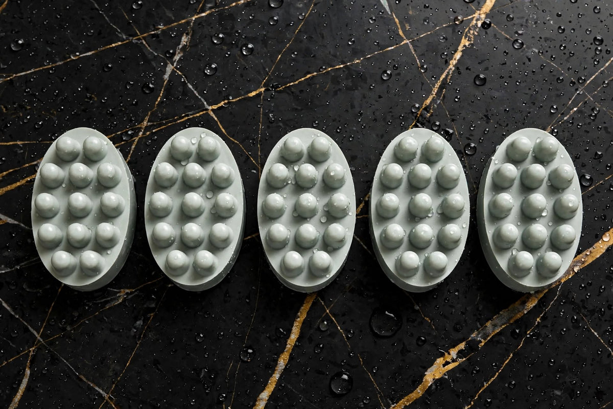 THE HONOR OVAL MASSAGER 5-PACK - 14-Nub Design | 3.0 OZ Each - 15.0 OZ Total | Deep Tissue Relief & Waver Recovery