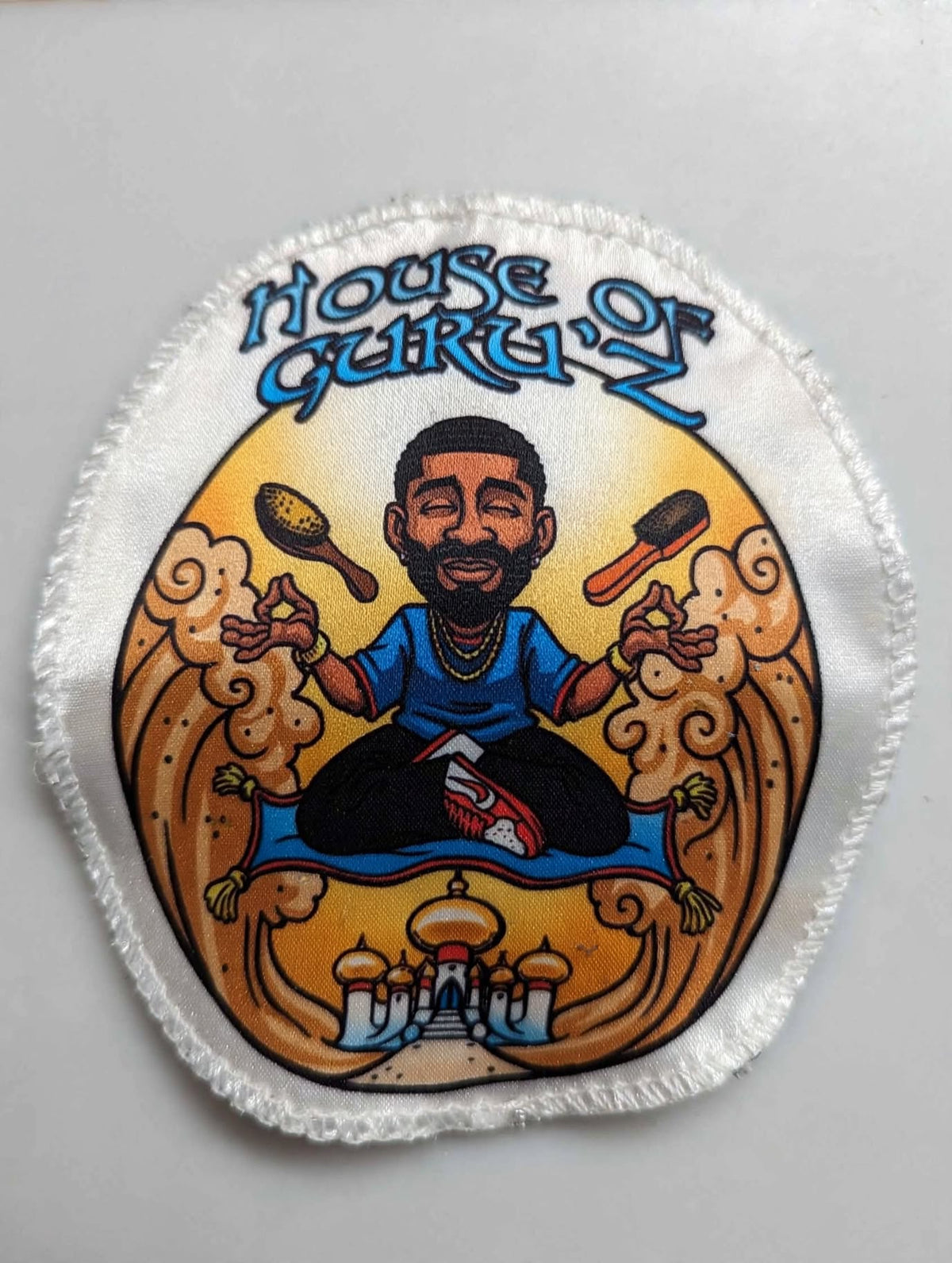 THE GURU SEAL™ — Wave Crown Patch | House of Guru'z™ Signature Edition | The House Seal Collection™ | GURU KUZTOM™
