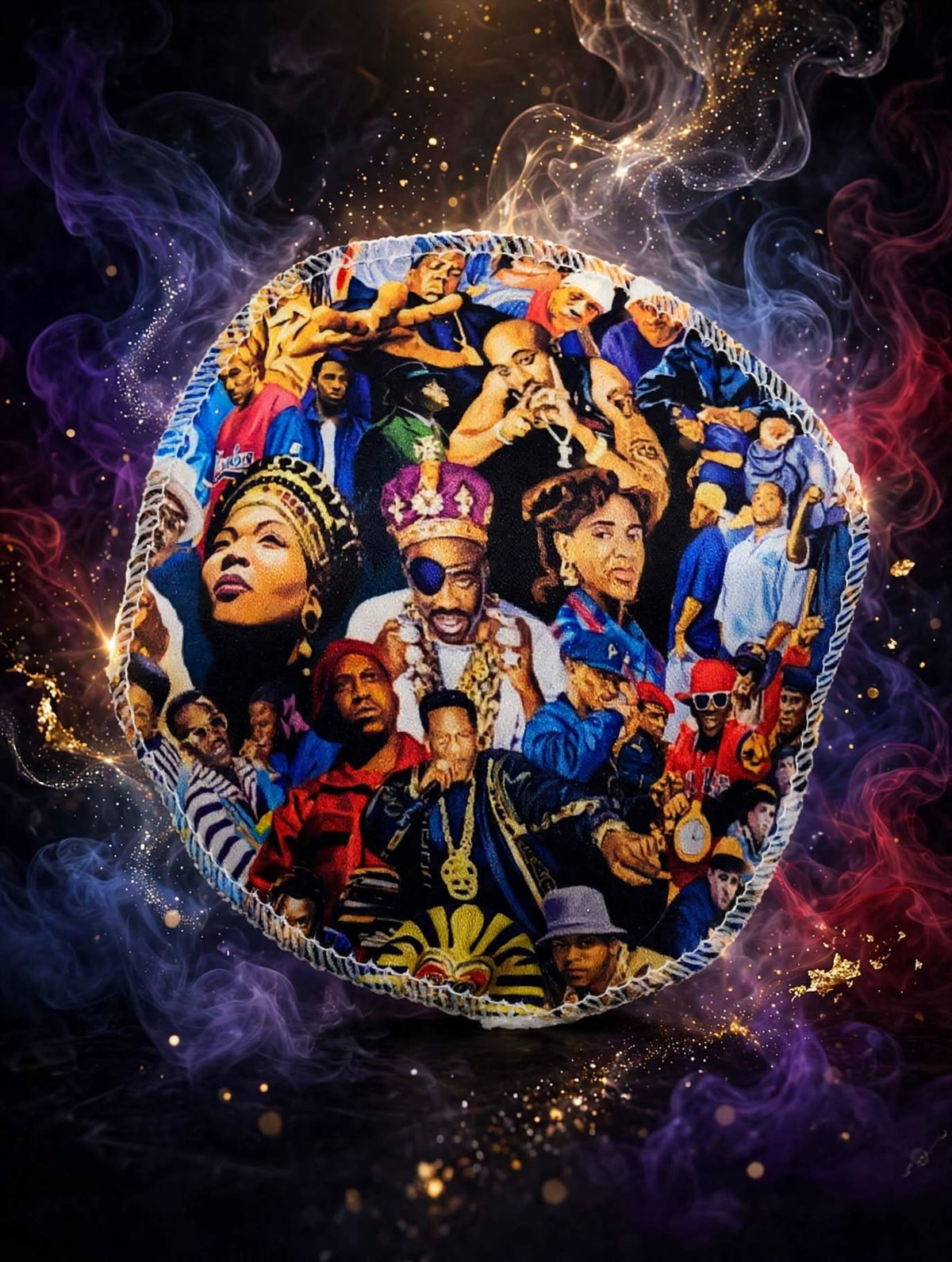 THE LEGENDS™ — Hip-Hop Wave Crown Patch | GURU KUZTOM™