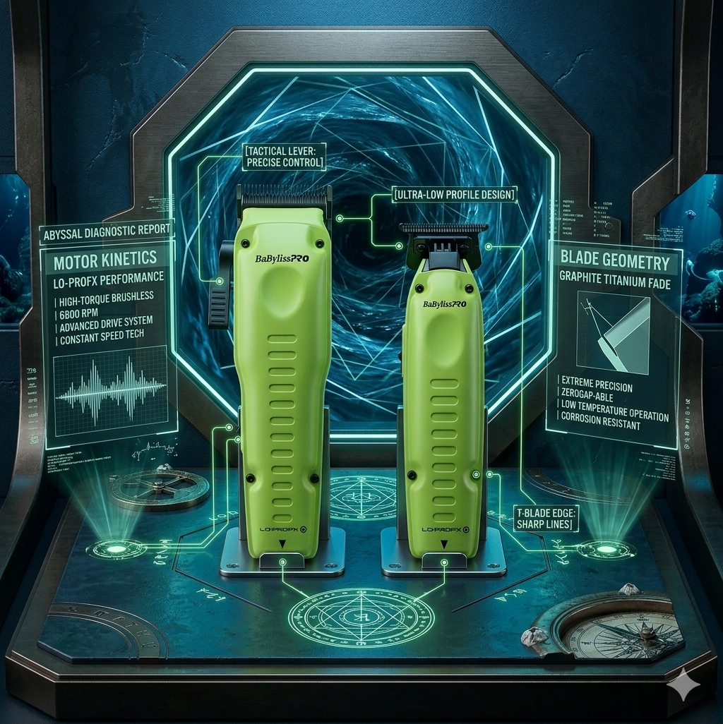 BaBylissPRO® FXONE™ Lo-ProFX Limited Edition Neon Matte Clipper, Trimmer and Dryer COMBO