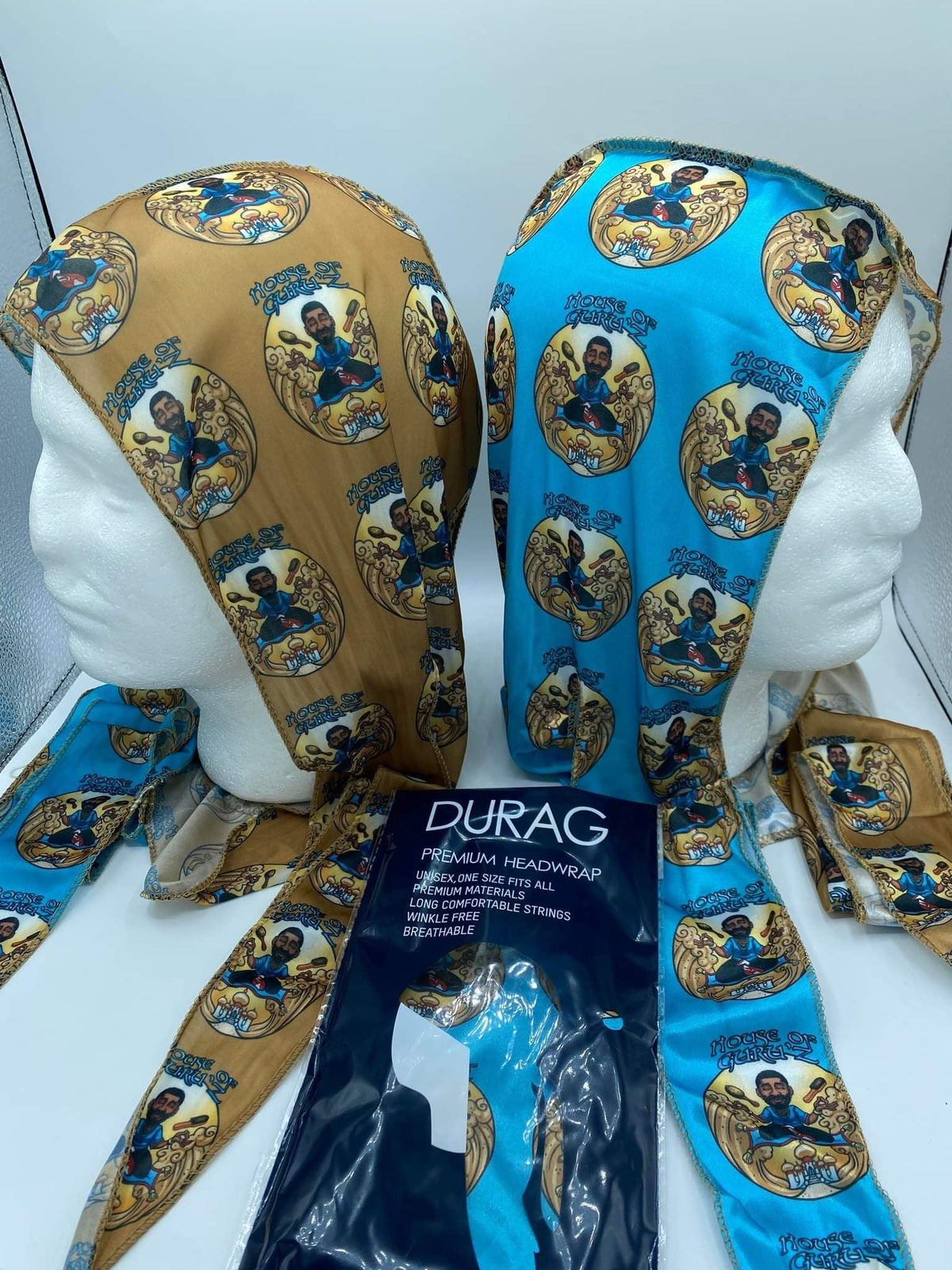 THE GILDED HONOR™ — Golden Coin Edition | Premium Silky Two-Tone Durag