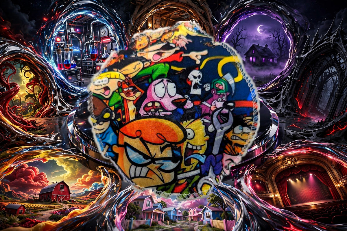 THE CROWNVERSE™ - Wave Crown Patch | Golden Era Cartoon Multiverse Collection | GURU KUZTOM™